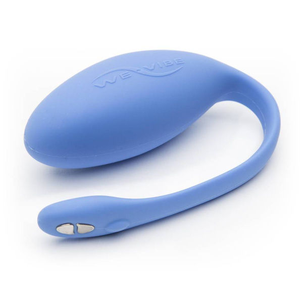 Виброяйцо WE-VIBE Jive голубой,силикон,9 см.