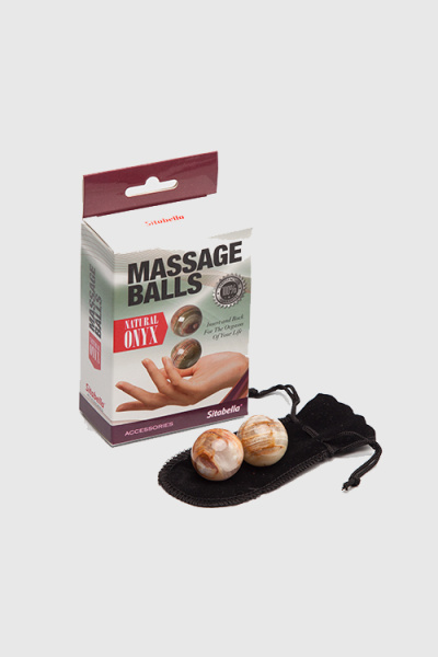 Шарики массажные оникс
