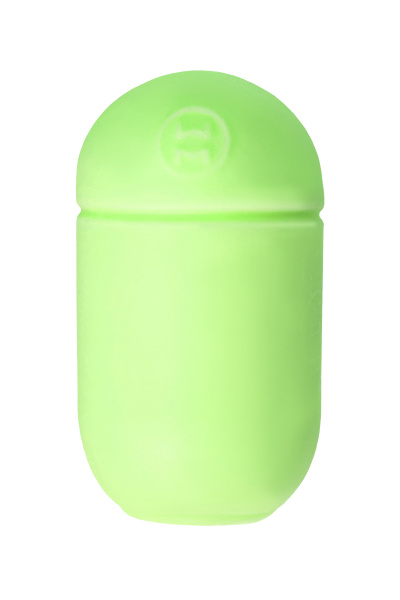 Яйцо-мастурбатор Capsule 04 CLOUD, TPE, зеленый, 8 см (в зиплоке)
