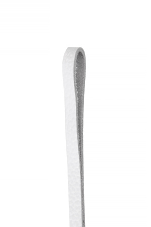Плеть Pecado BDSM, белая рукоять, белые хлысты