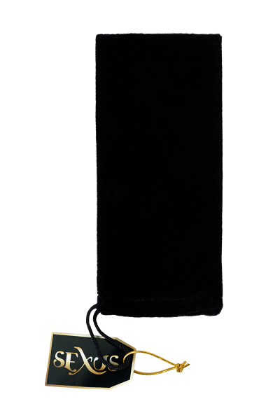 Анальная втулка Sexus Glass светящаяся в темноте, стекло,6,5 см