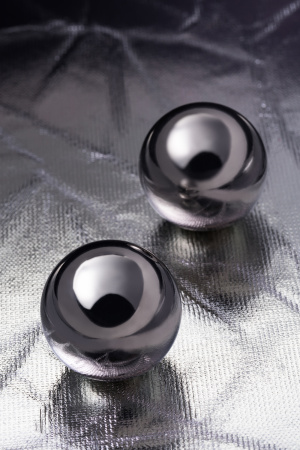 Вагинальные шарики  TOYFA Metall  металл, серебрянный,  Ø 2 см, 66 гр