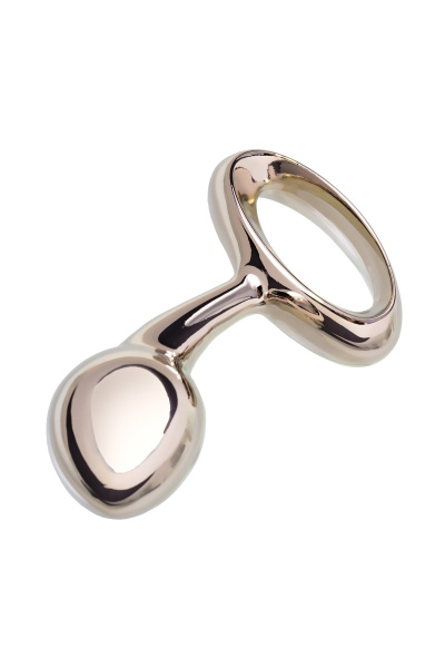 Анальная втулка TOYFA Metall, Серебристая, 6,0 см, Ø 3,0