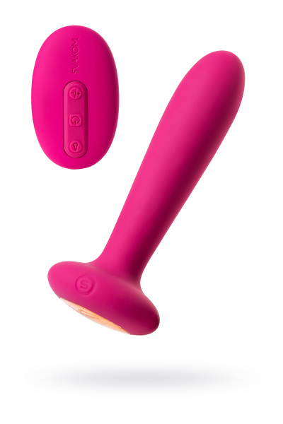 Анальная втулка Svakom Primo, с подогревом, розовый, 12 см